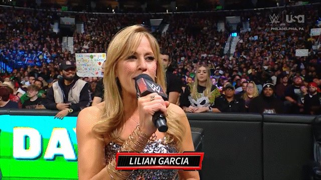 Lilian Garcia returns to ring announcing on WWE Raw