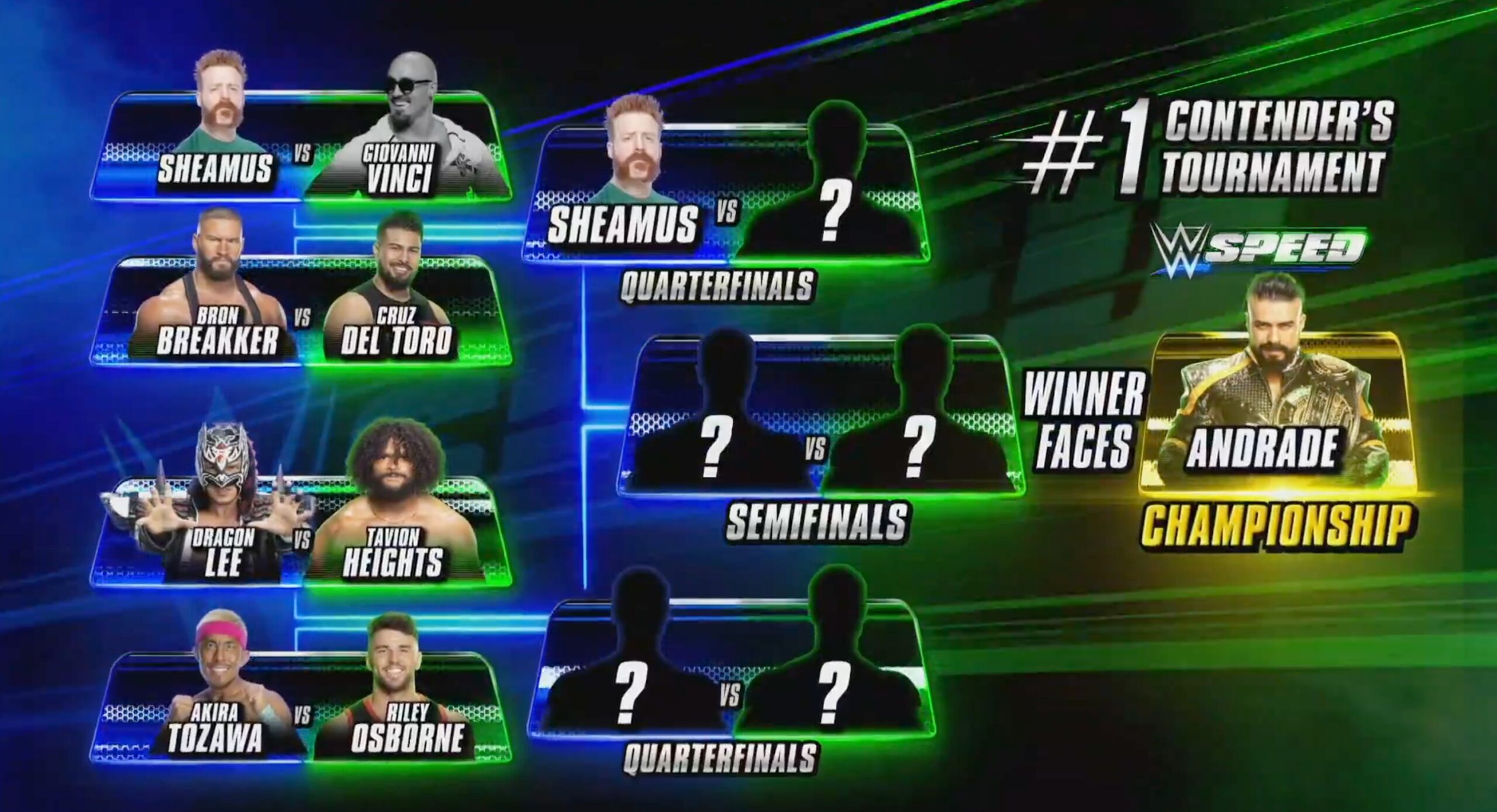 Sheamus advances in WWE Speed contender’s tournament