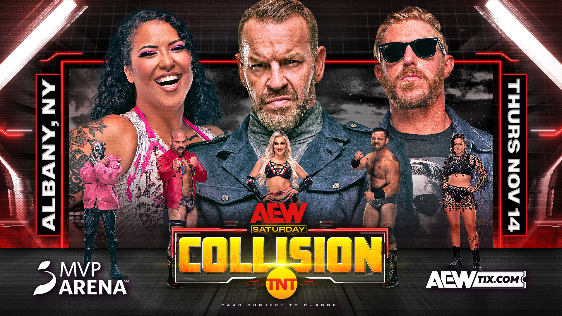 AEW Collision spoilers from Albany, New York