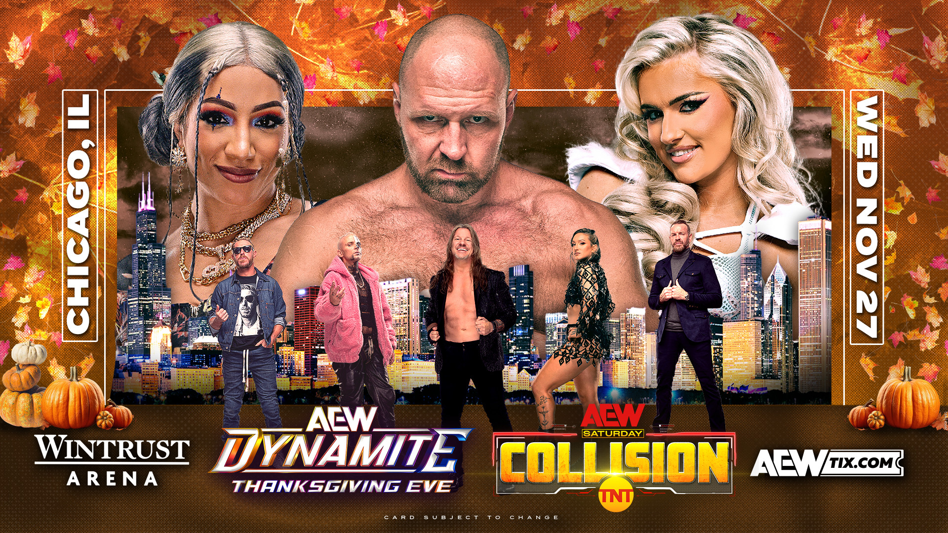 AEW Collision & Ring of Honor TV spoilers from Chicago