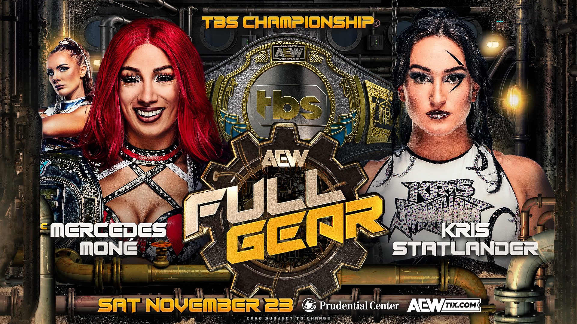 TBS title match, Bobby Lashley vs. Swerve Strickland announced for AEW Full Gear
