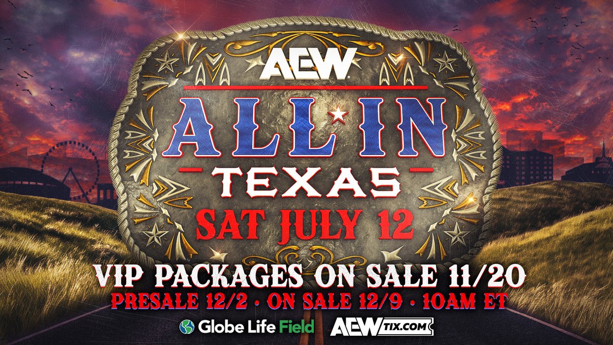 AEW reveals ticket information for All In Texas