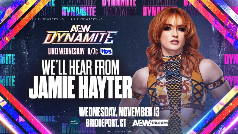 Jamie Hayter segment set for AEW Dynamite