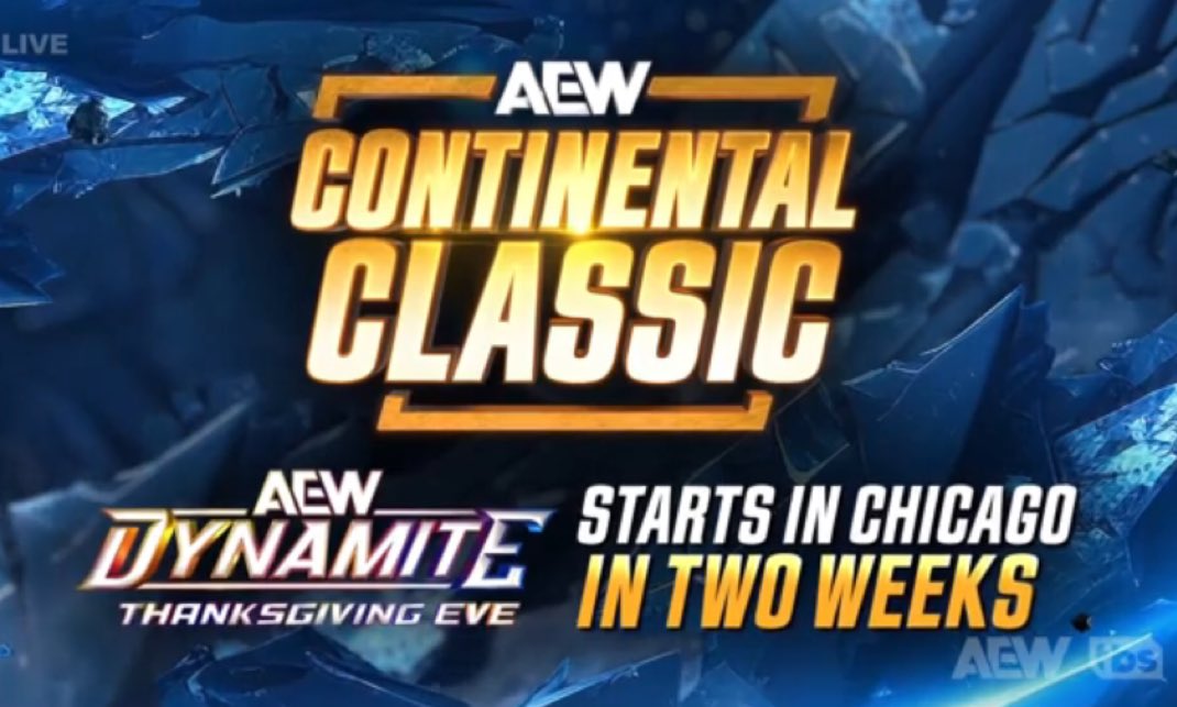 Continental Classic kickoff, ROH World title match set for Thanksgiving Eve AEW Dynamite