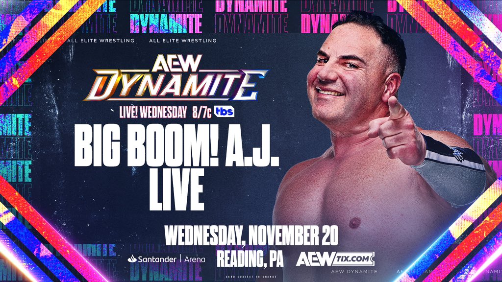 Big Boom A.J. appearance part of new additions to AEW Dynamite