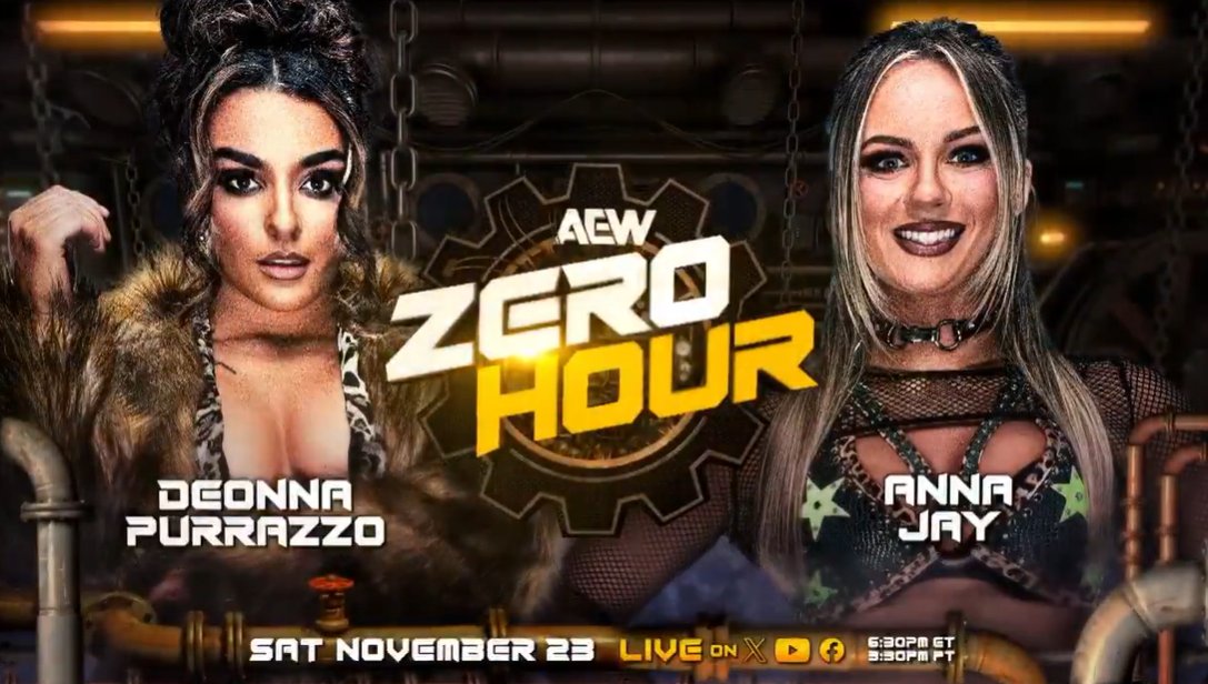 Anna Jay vs. Deonna Purrazzo added to AEW Full Gear Zero Hour