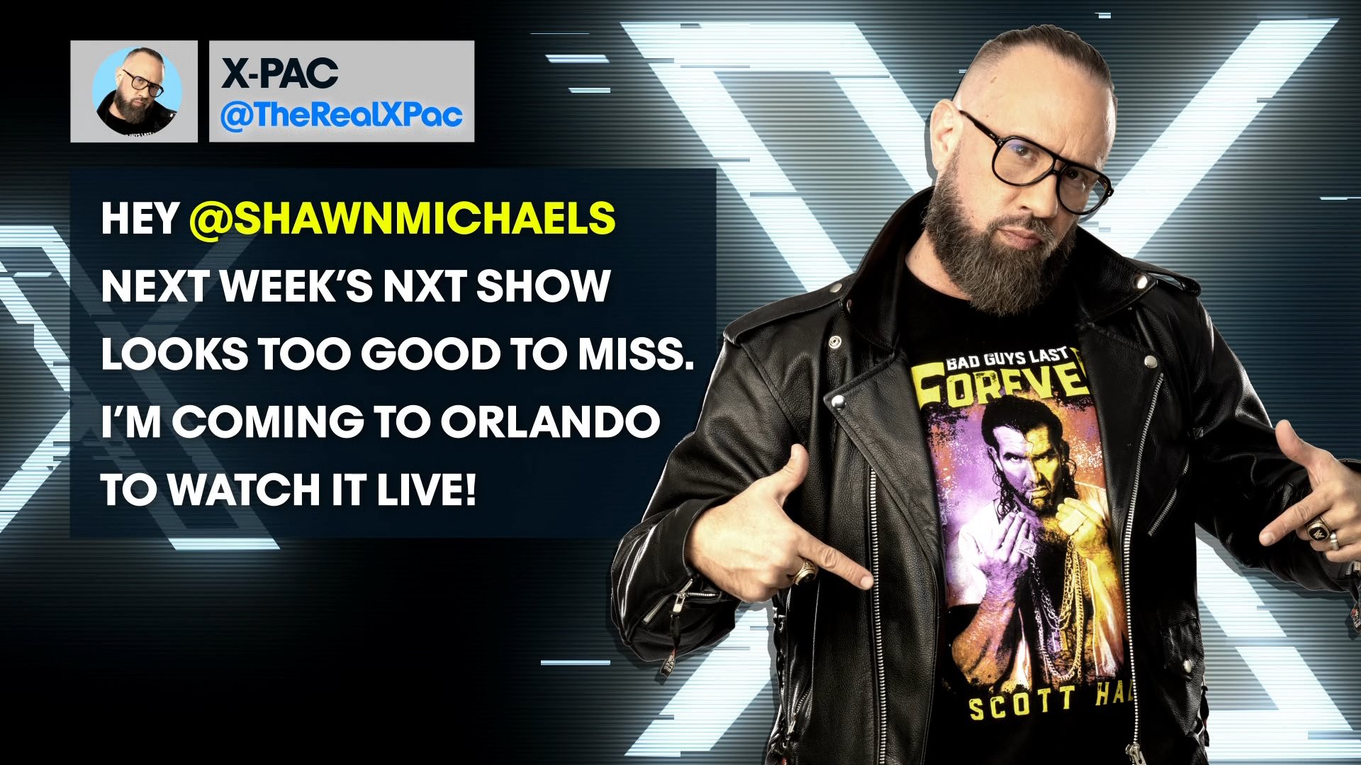 X-Pac and Eric Bischoff to appear on next week’s WWE NXT