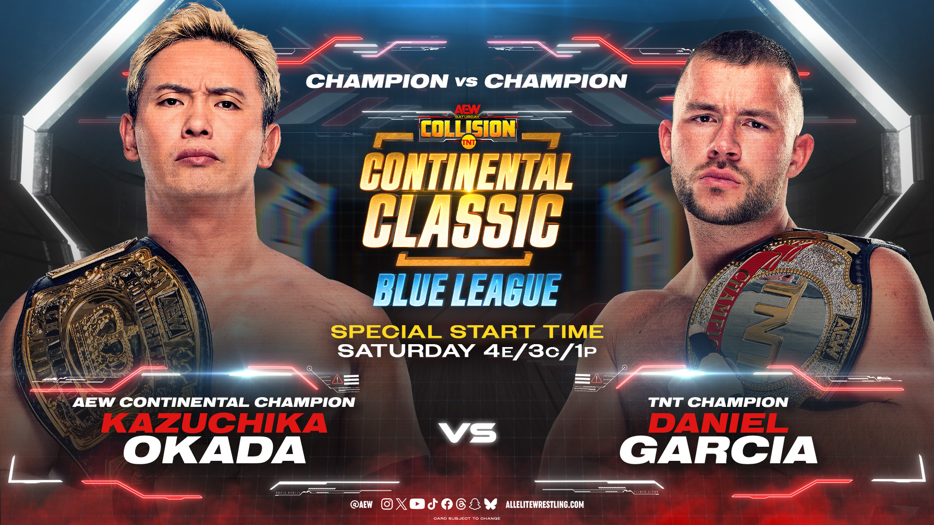 AEW Collision & Rampage live results: Okada vs. Garcia Continental Classic match