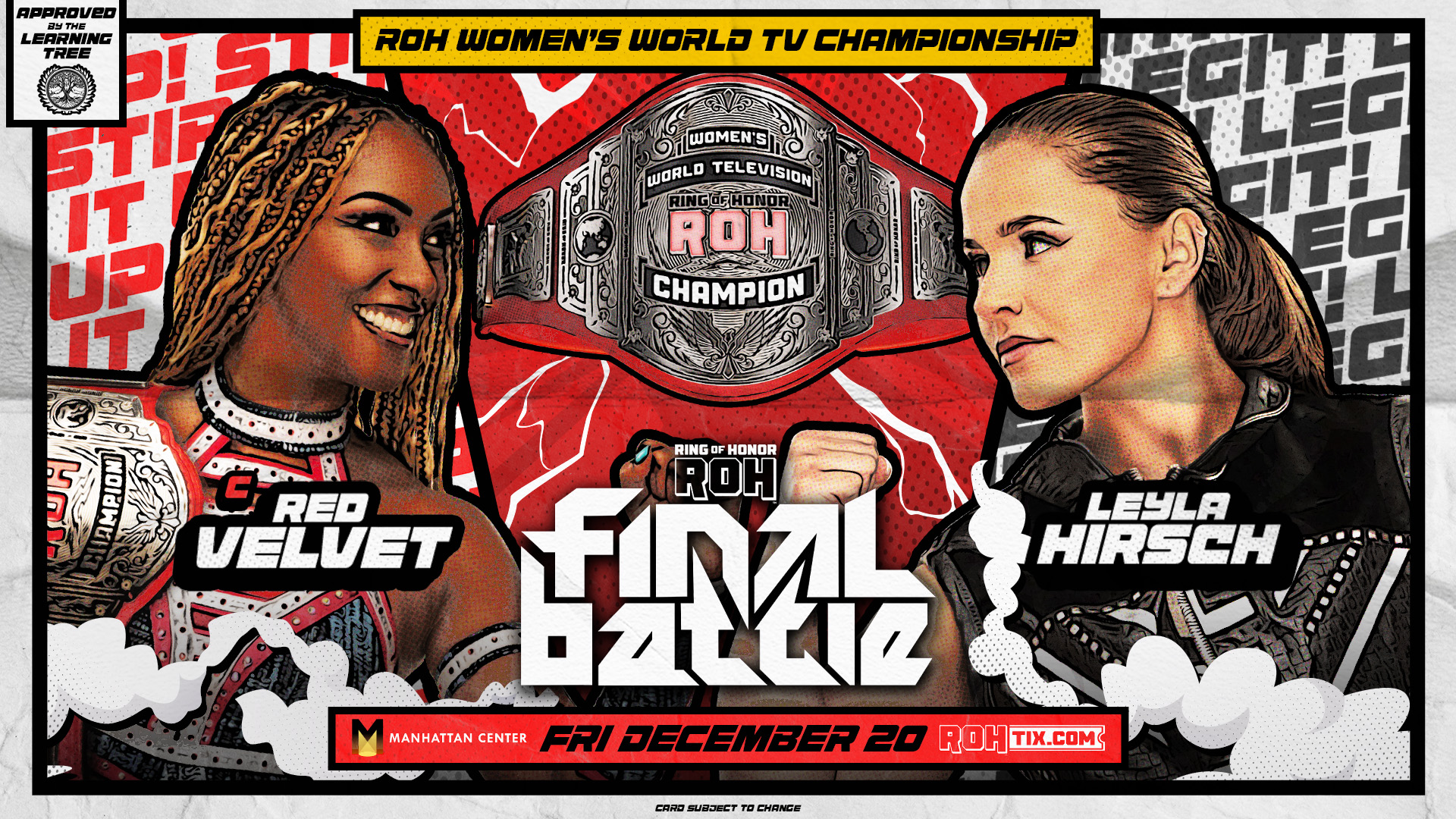 Women’s TV title match announced for ROH Final Battle