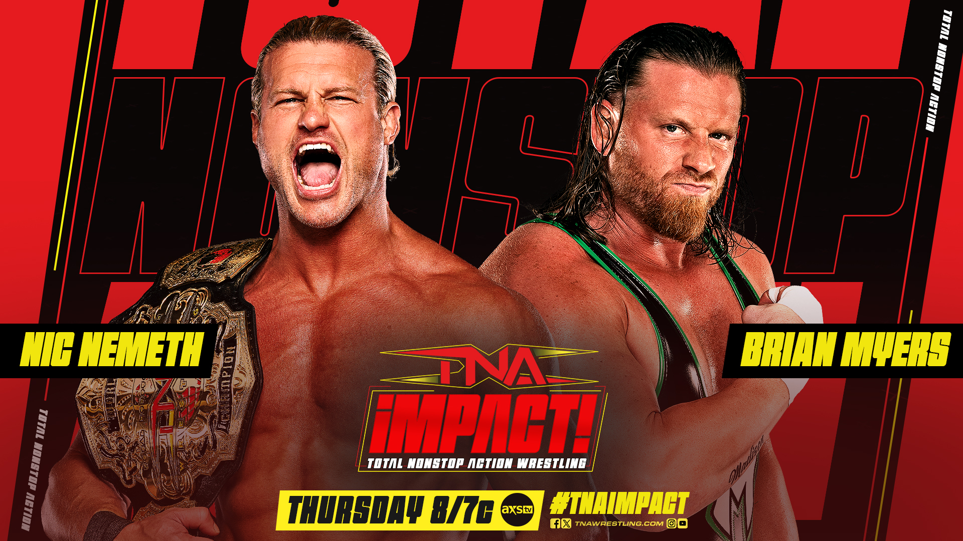 TNA Impact live results: Nic Nemeth vs. Brian Myers, Joe Hendry in action
