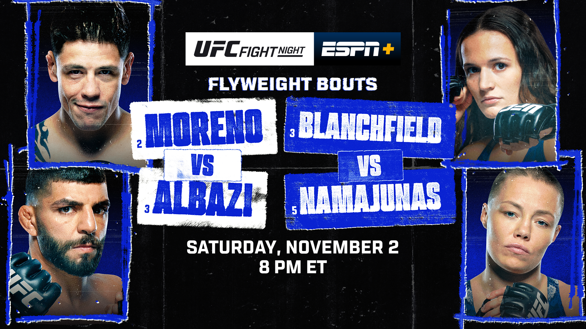 UFC on ESPN+ 104 live results: Brandon Moreno vs. Amir Albazi