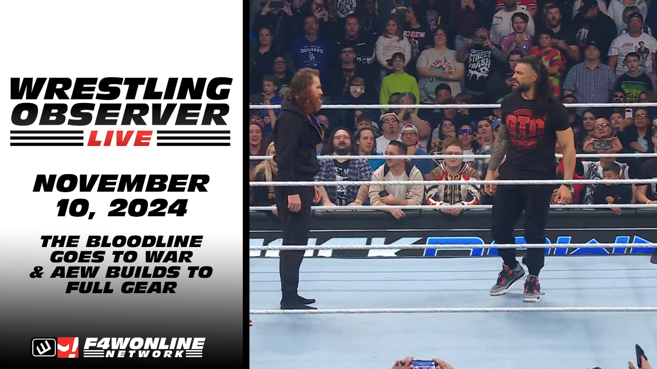 Wrestling Observer Live: The Bloodline goes to war, AEW builds to Full Gear