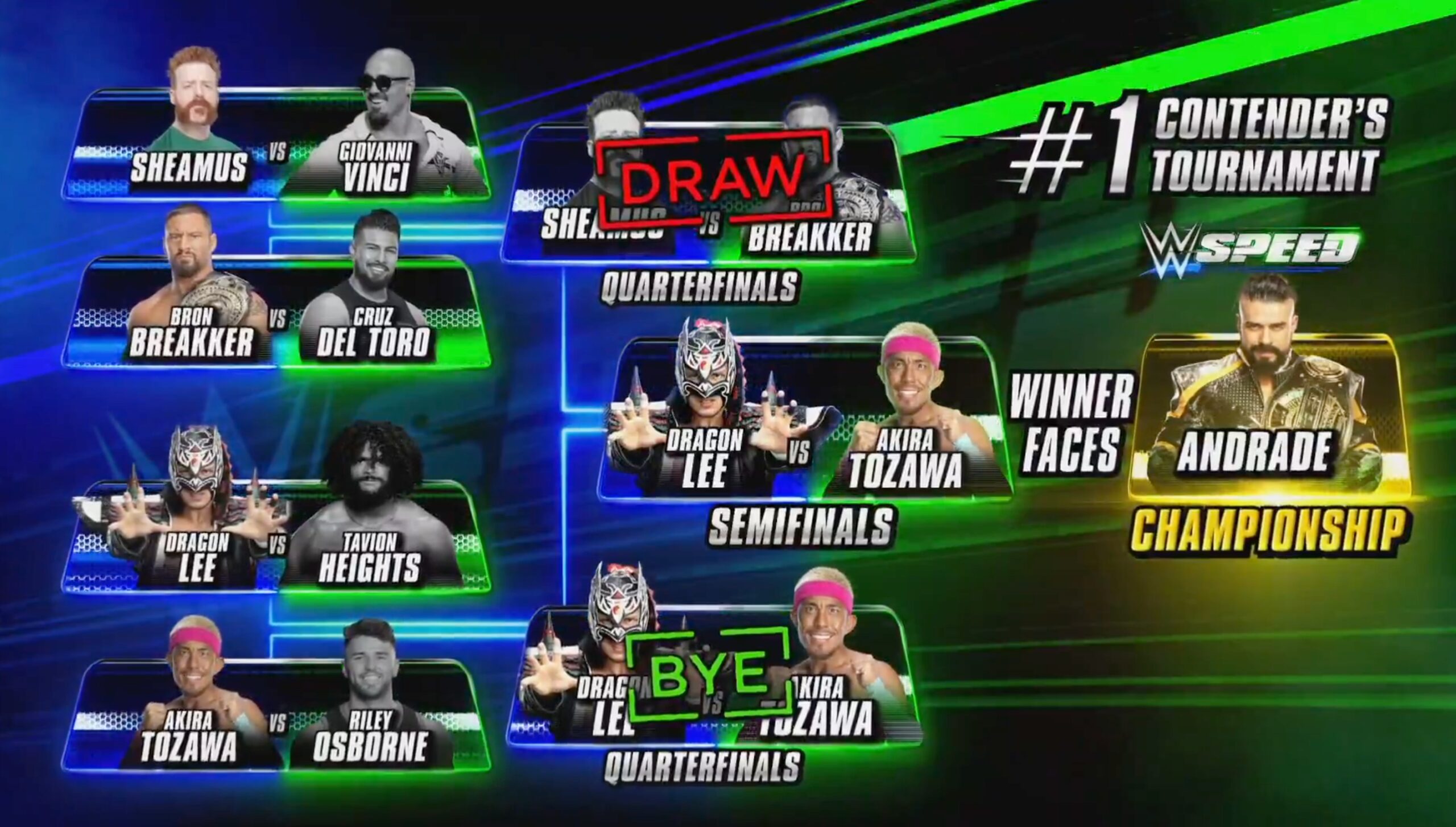 Bron Breakker & Sheamus both eliminated from WWE Speed tournament