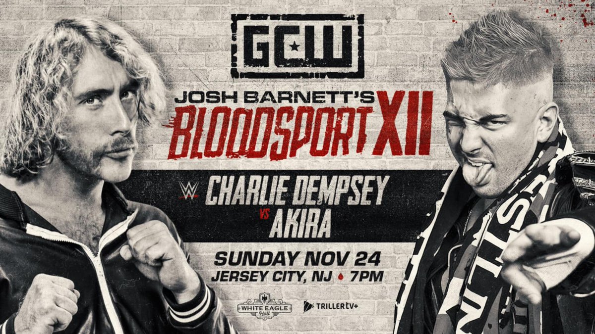 Charlie Dempsey match set for Josh Barnett’s Bloodsport XII