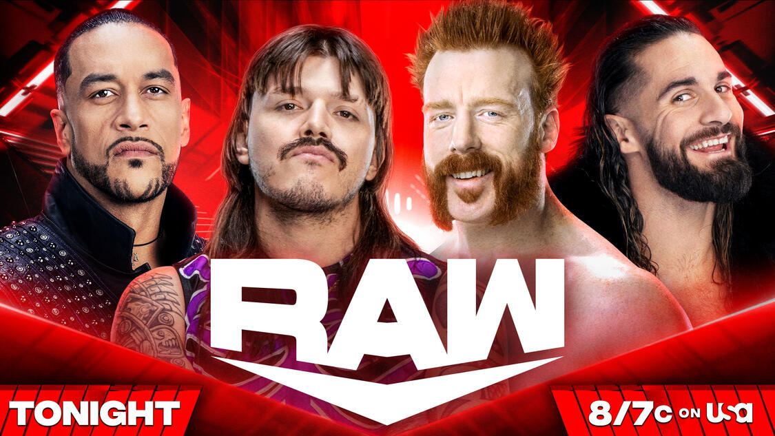 WWE Raw live results: Fatal four-way number one contender’s match