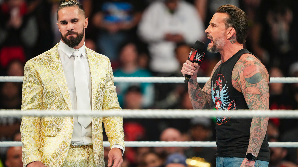 The Latest: CM Punk & Seth Rollins promo, AEW Worlds End media scrum