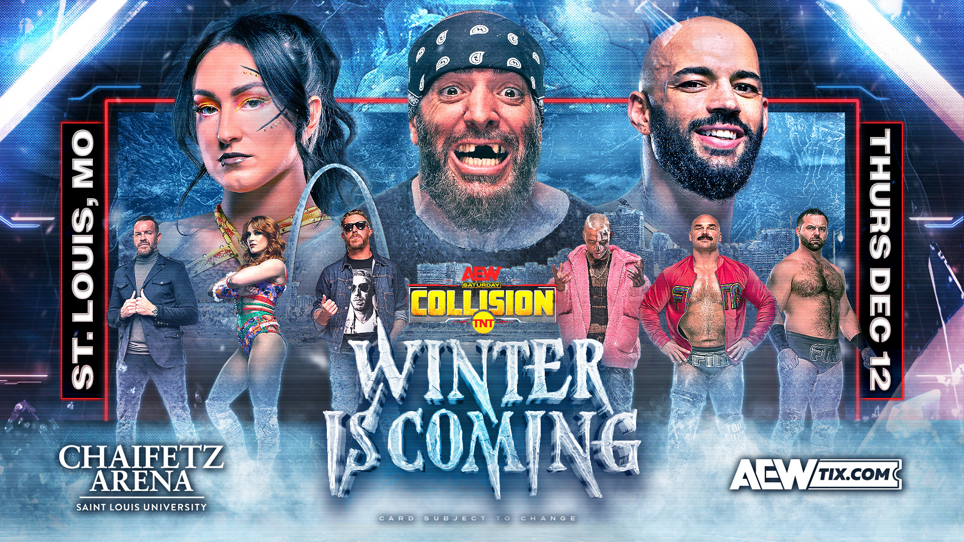 AEW Collision Winter is Coming spoilers from St. Louis