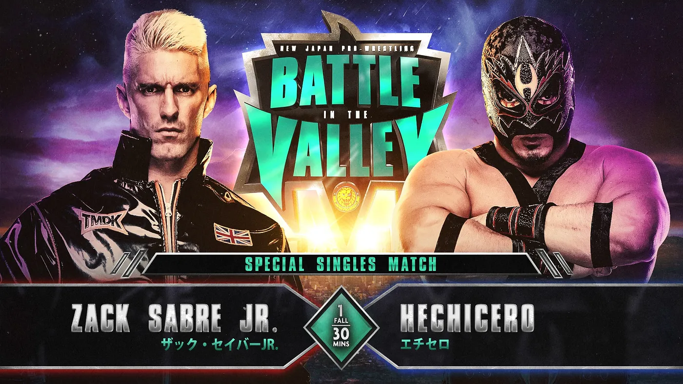 Zack Sabre Jr. vs. Hechicero set for NJPW Battle in the Valley