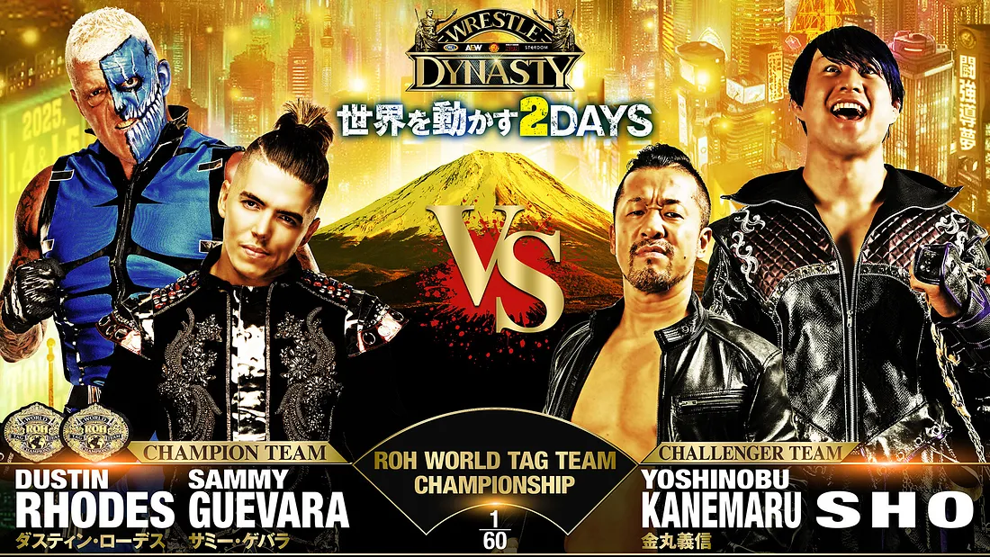 NJPW reveals full card for Wrestle Dynasty