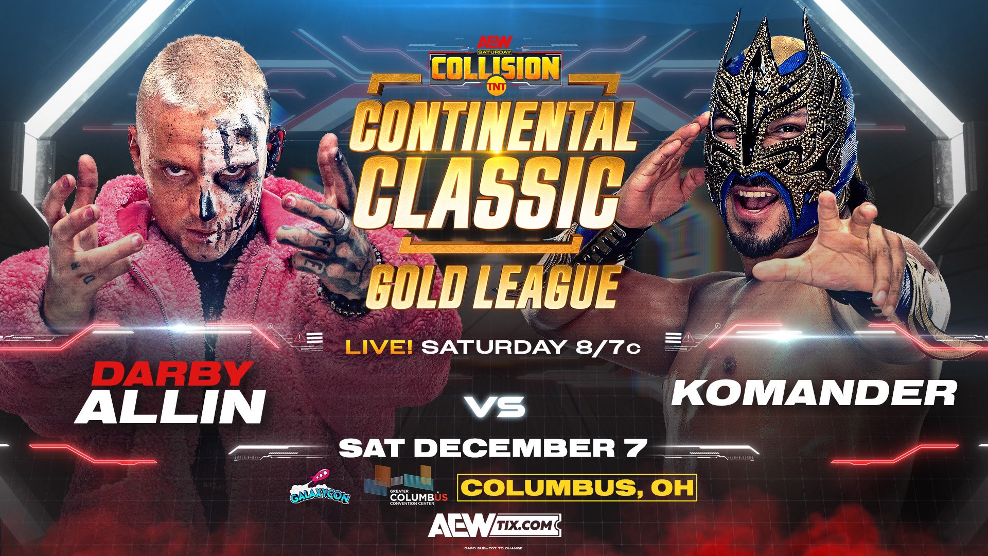 Three matches set for AEW Collision