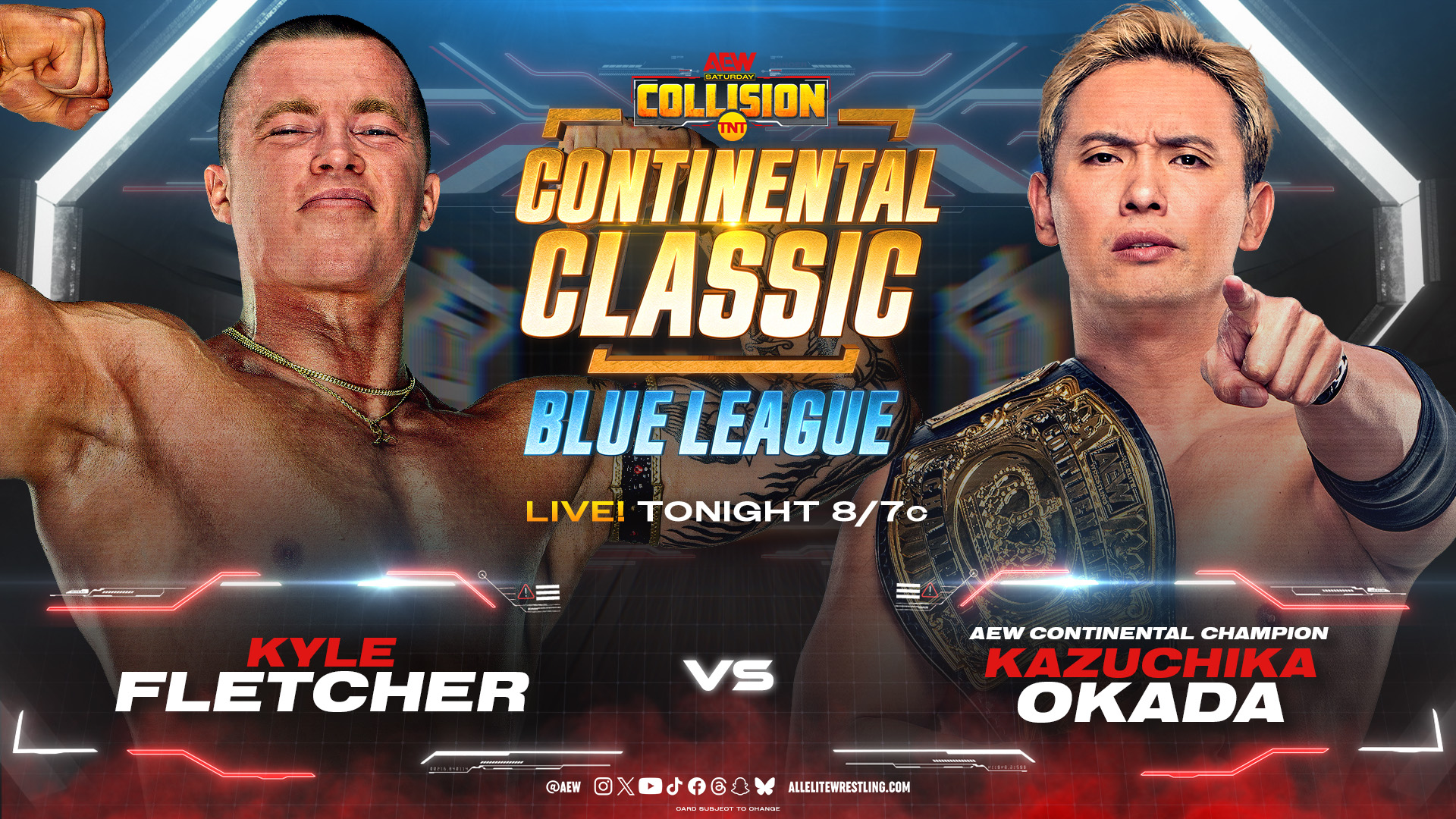 AEW Collision live results: Kazuchika Okada vs. Kyle Fletcher Continental Classic match