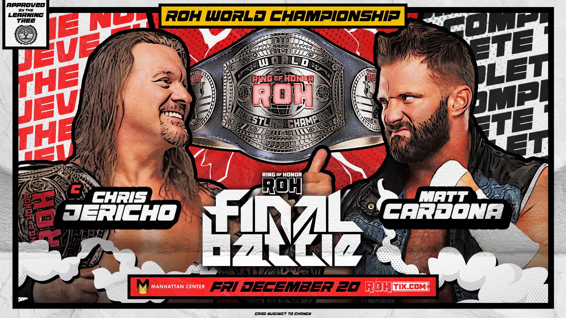 Two title matches official for Ring of Honor Final Battle