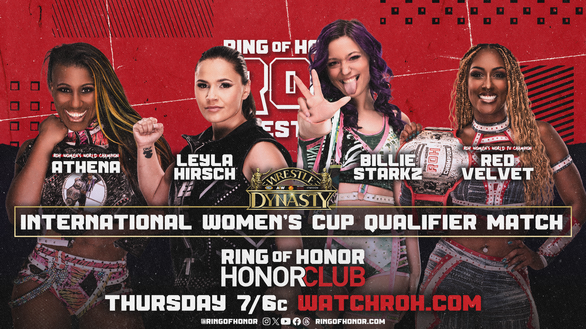 International Women’s Cup qualifier, Pure title match signed for next week’s ROH TV