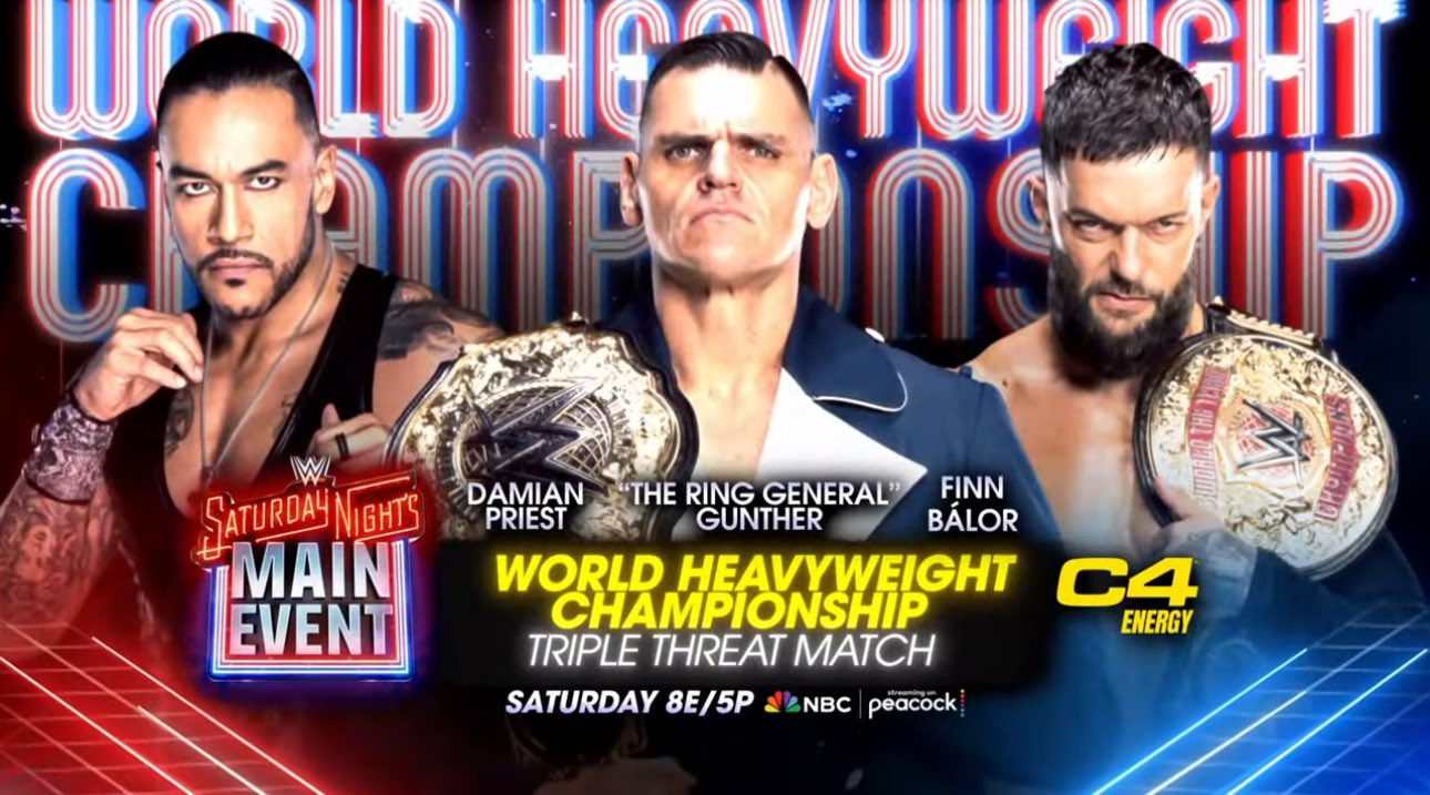 Damian Priest added to World Heavyweight title match at WWE Saturday Night’s Main Event