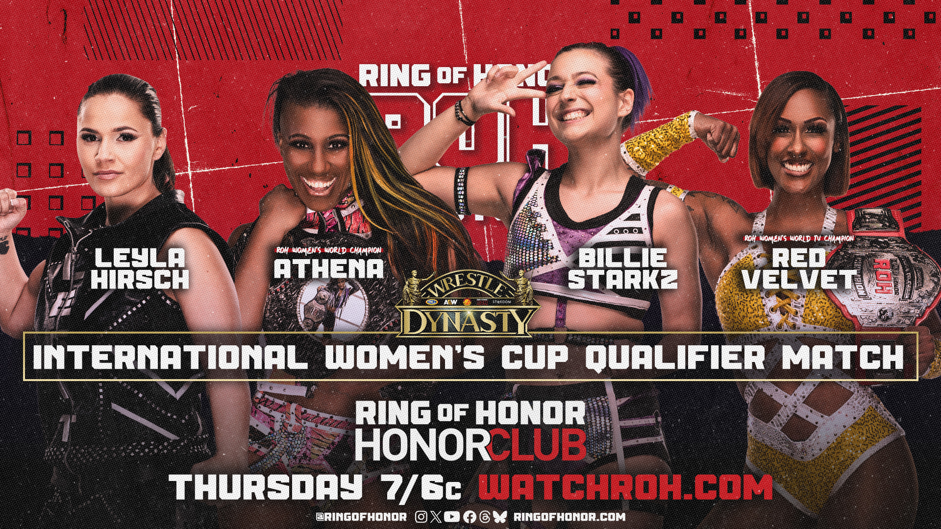 Ring of Honor TV live results: International Women’s Cup qualifier