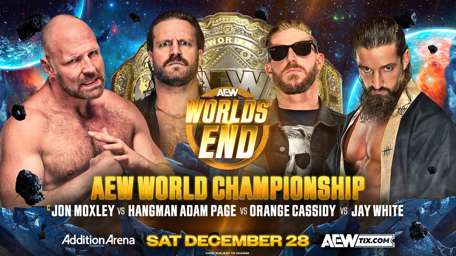 AEW Worlds End live results: World title four-way, Continental Classic finals