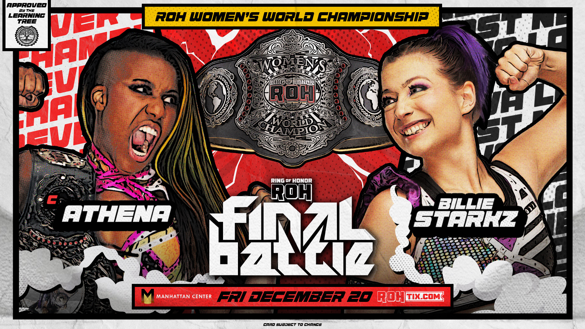 Women’s title defense, grudge match added to Ring of Honor Final Battle