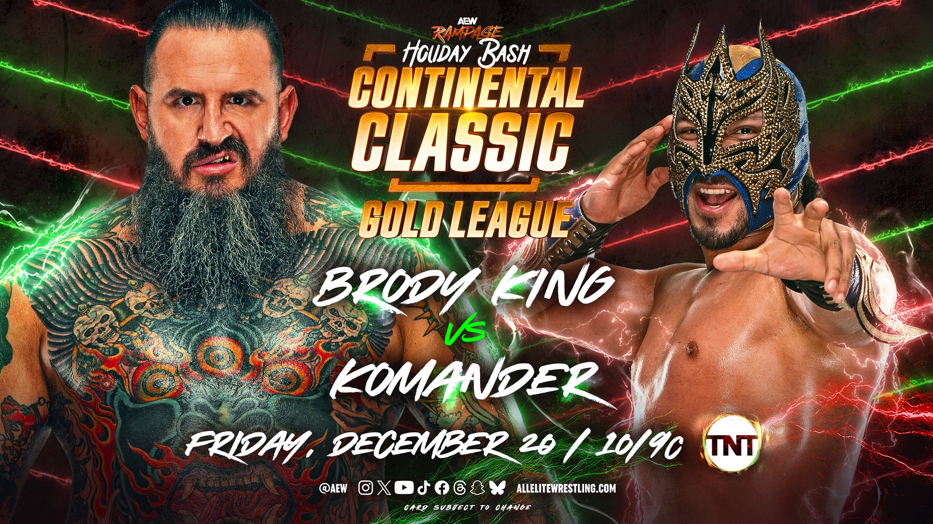 AEW Rampage Holiday Bash live results: Brody King vs. Komander