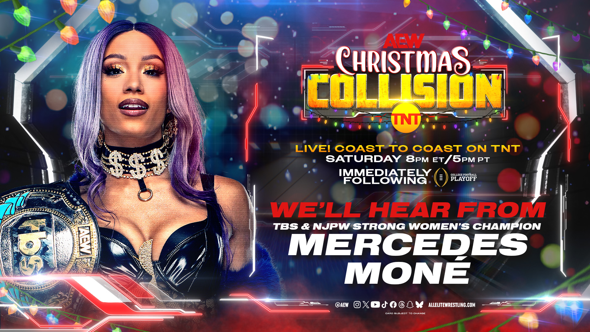 Mercedes Mone promo, new match added to AEW Christmas Collision