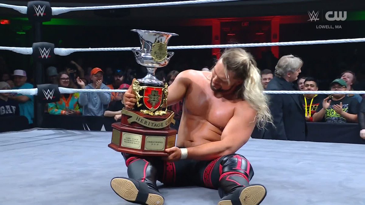 Lexis King wins NXT Heritage Cup trophy