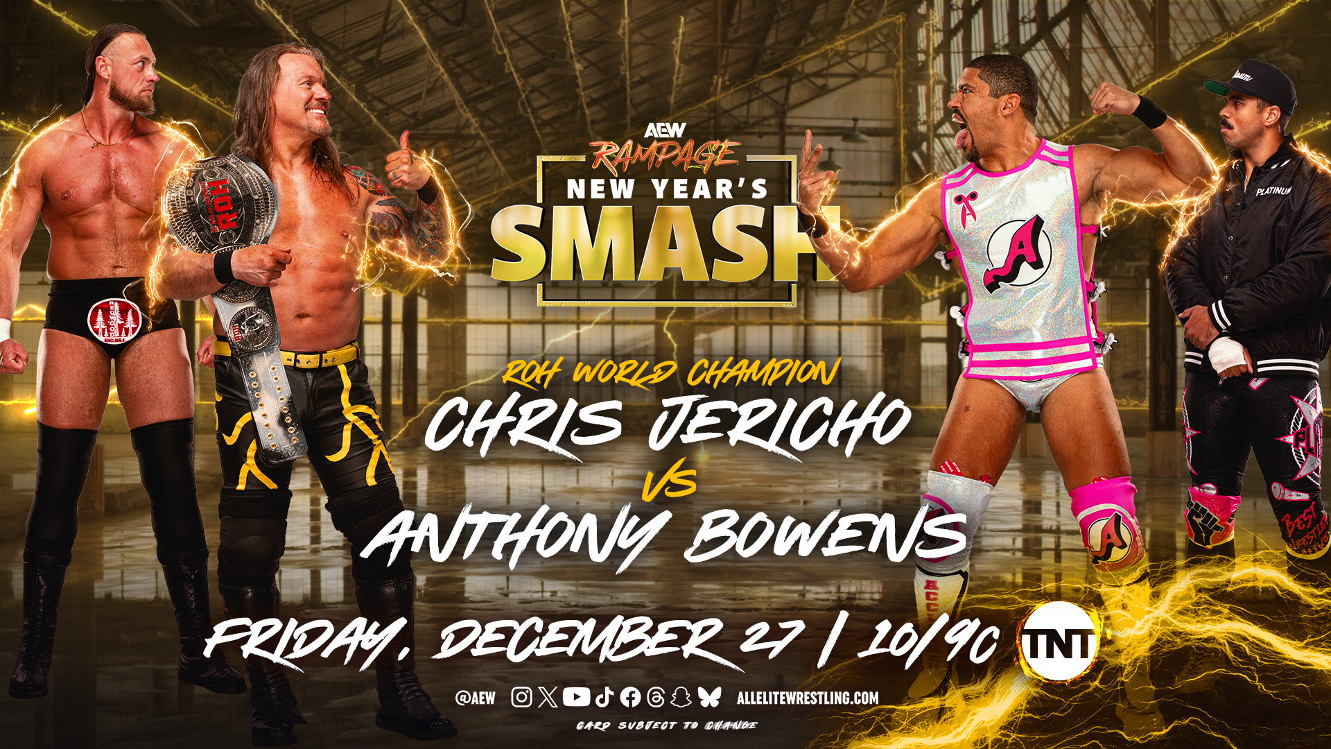 AEW Rampage New Year’s Smash live results: The final episode