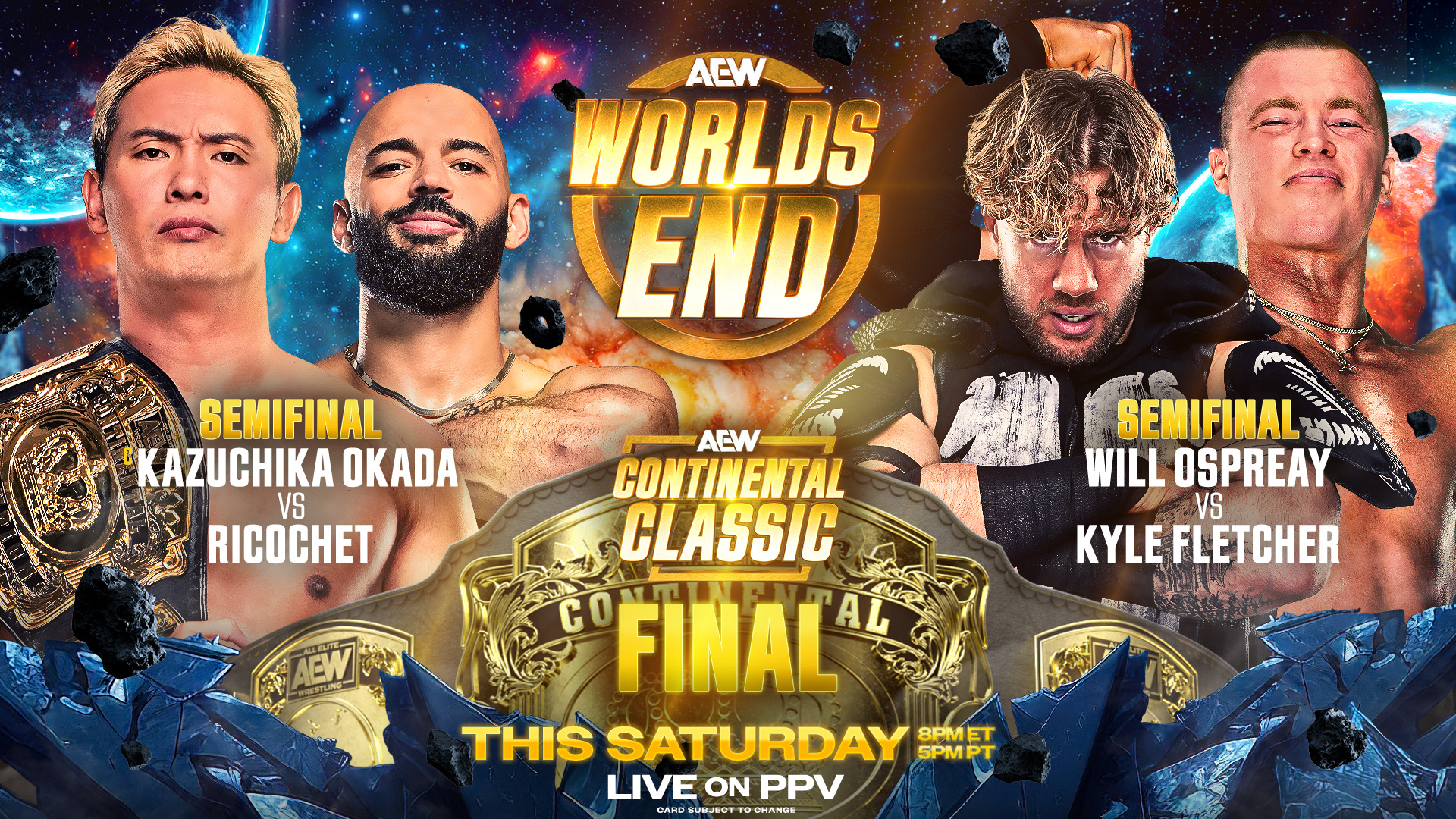 Continental Classic final four official for AEW Worlds End