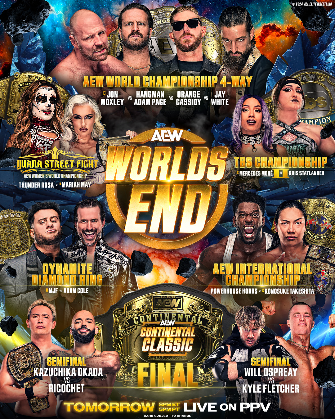 WOL: AEW Worlds End preview, tonight’s TV, Jax Dane