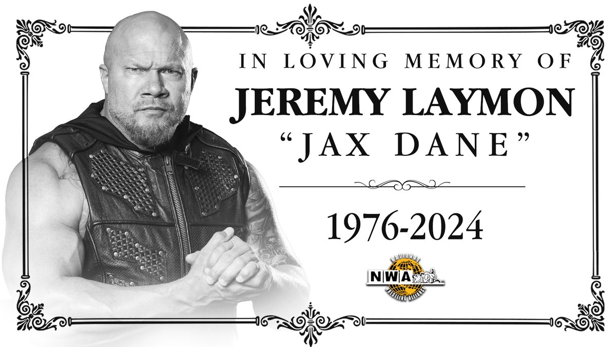 Former NWA World Champion Jax Dane passes away at 48