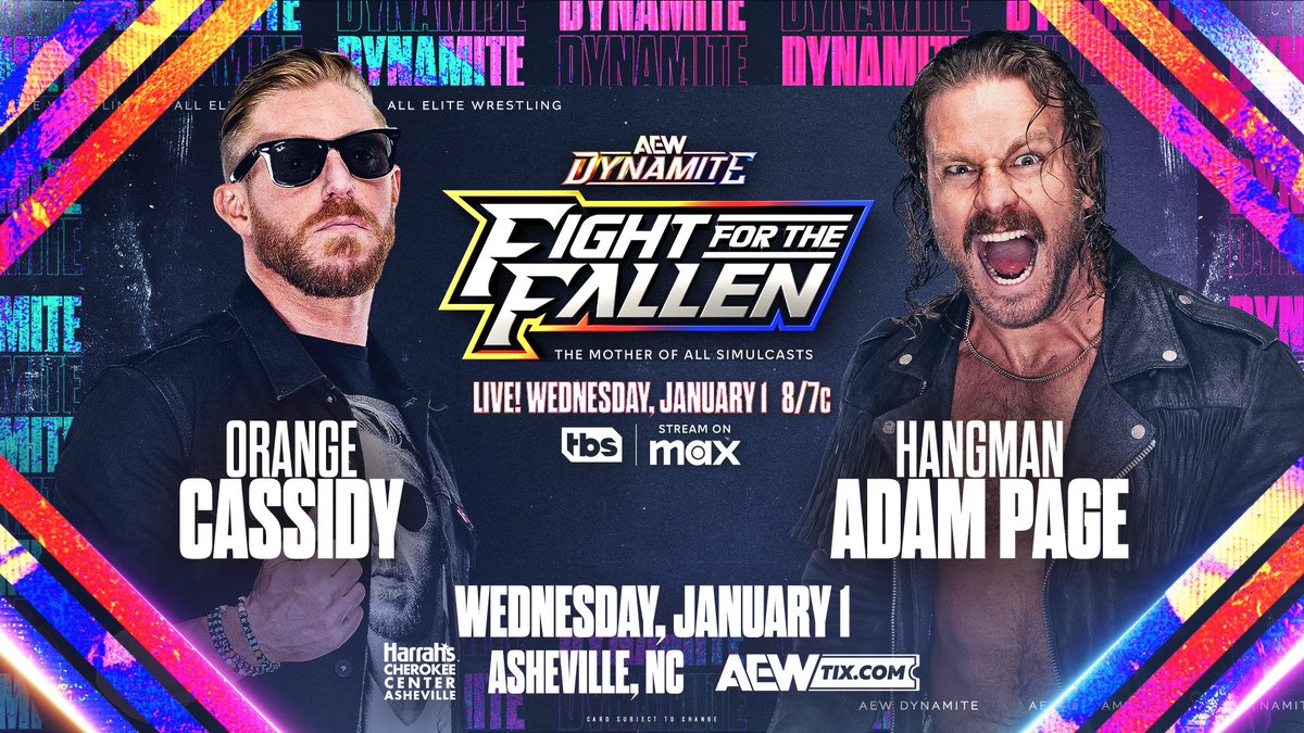 Orange Cassidy vs. Hangman Page set for AEW Dynamite Fight for the Fallen