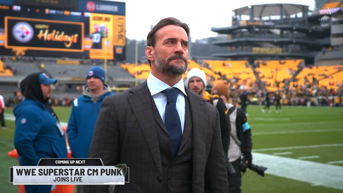 CM Punk appears on Netflix pre-game NFL coverage