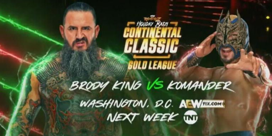 Continental Classic match set for next AEW Rampage