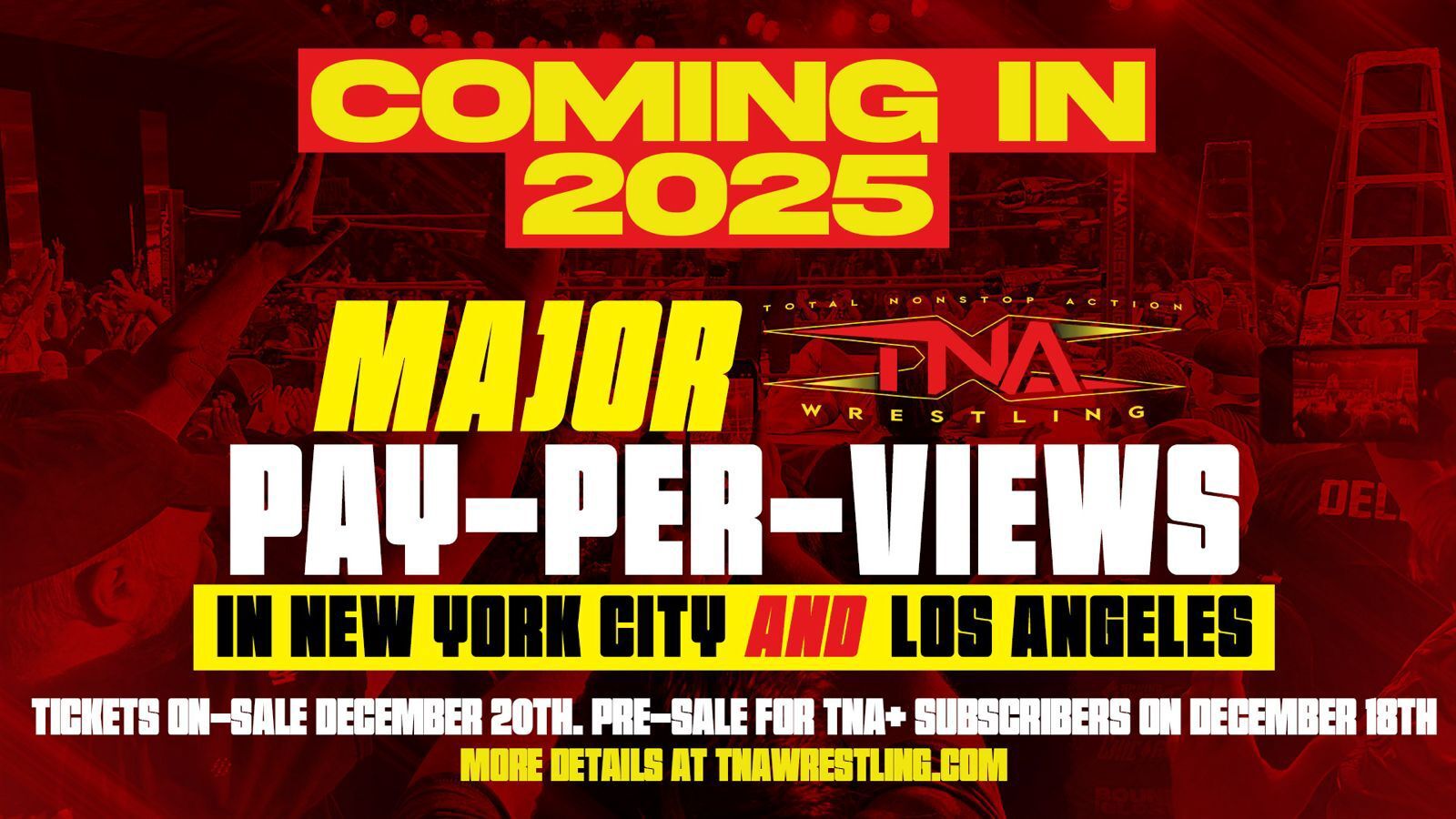 TNA to hold PPVs in both Los Angeles and New York