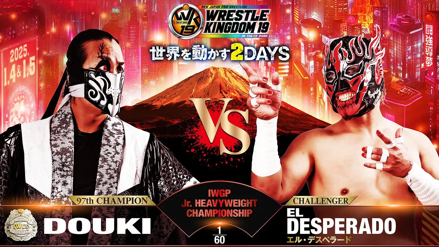 NJPW Wrestle Kingdom 19 Junior title match stopped due to injury