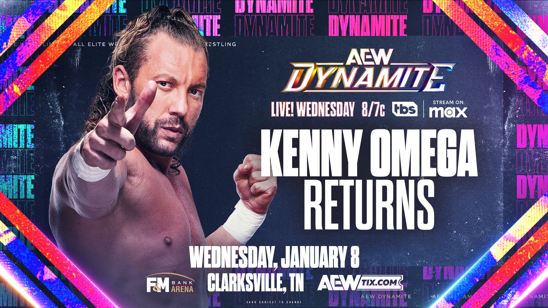 Kenny Omega returning on next week’s AEW Dynamite