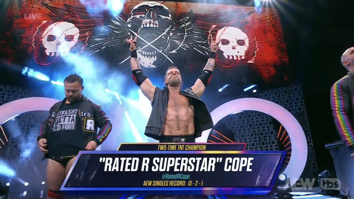 Adam Copeland changes ring name to ‘Cope’ at AEW Dynamite Fight for the Fallen