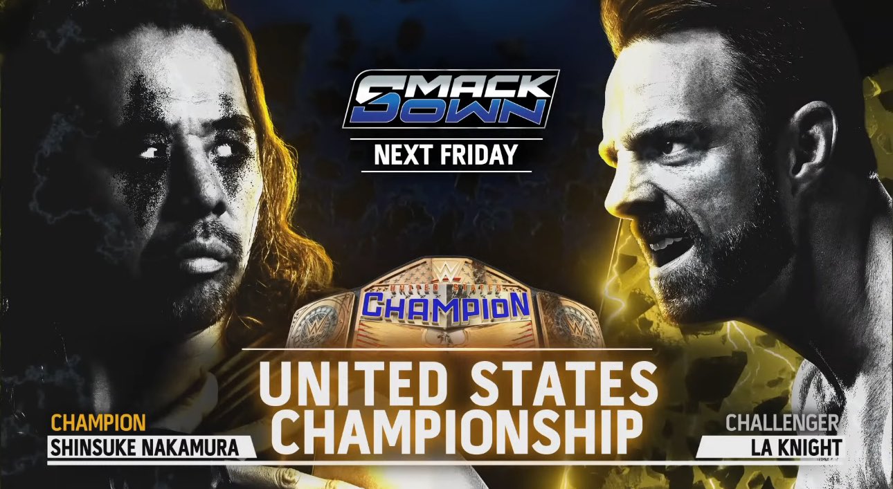 United States title rematch set for next WWE SmackDown