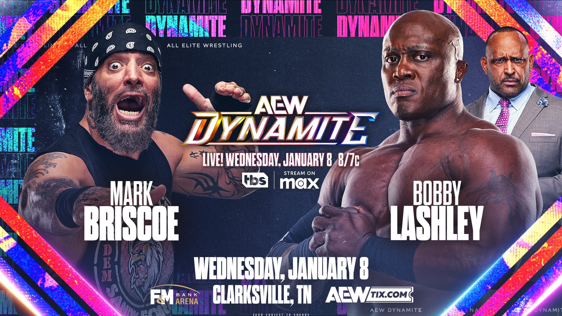 Bobby Lashley vs. Mark Briscoe added to AEW Dynamite