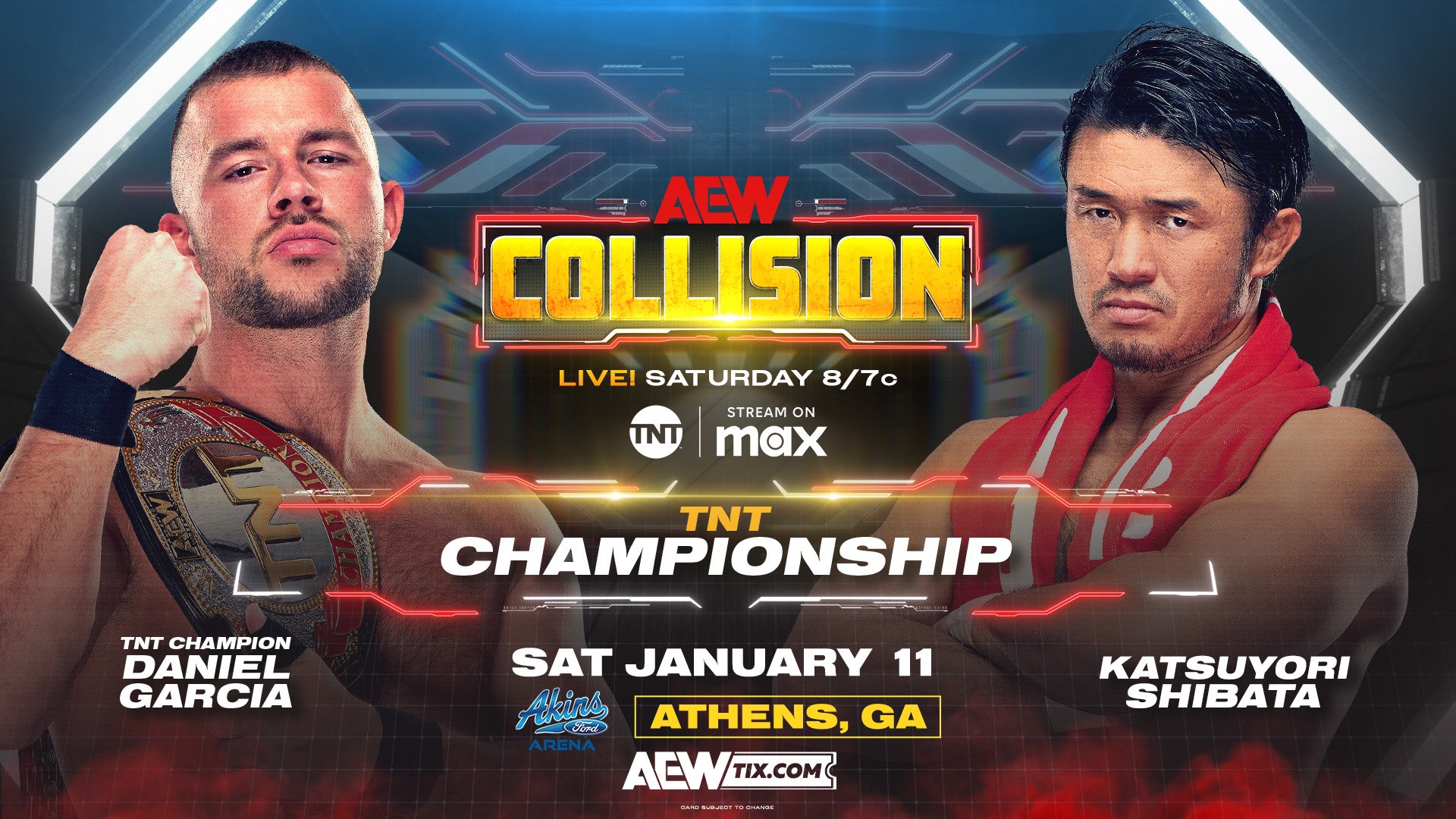 TNT title defense part of updated lineup for AEW Collision