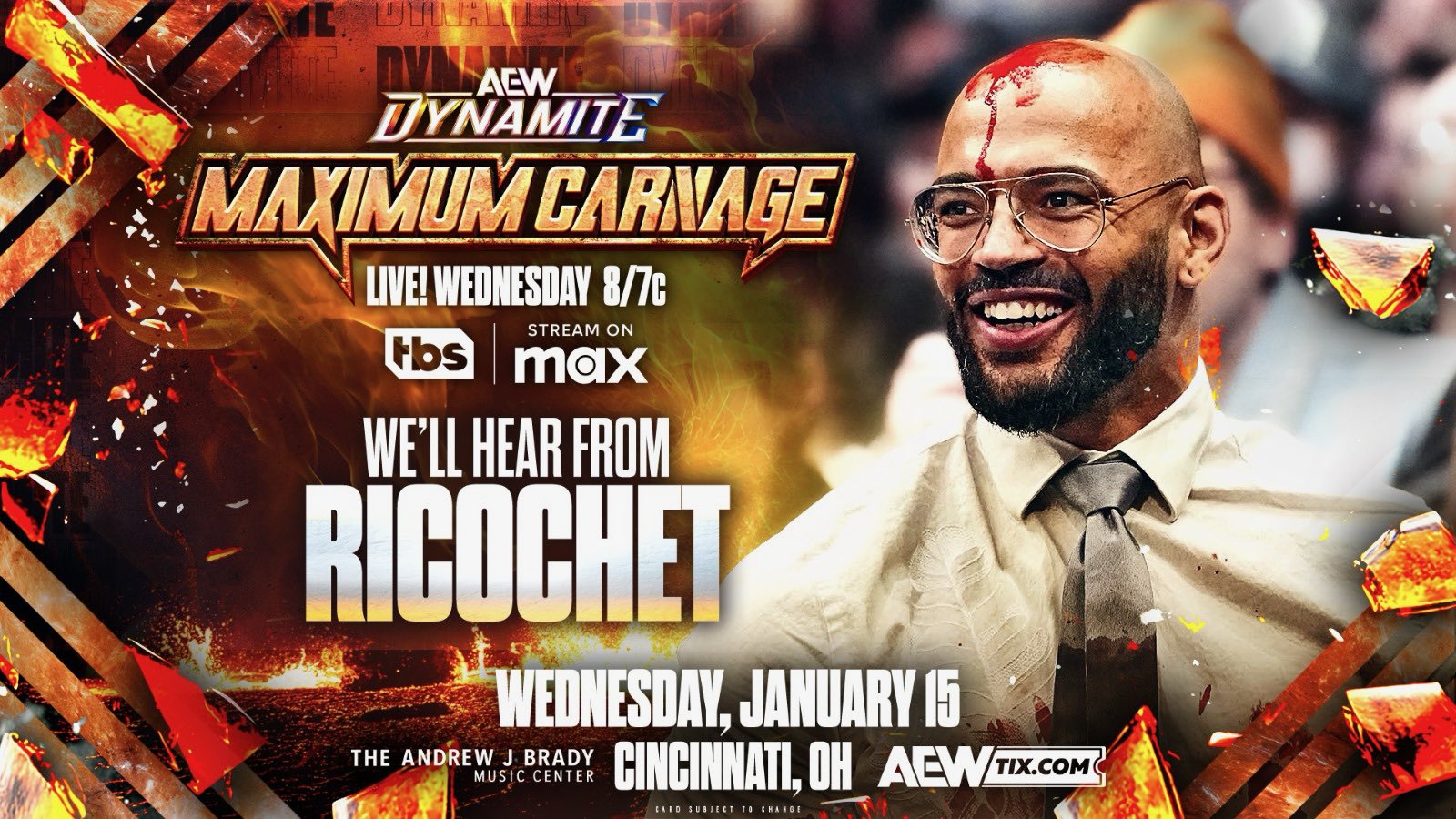 Ricochet segment set for AEW Dynamite