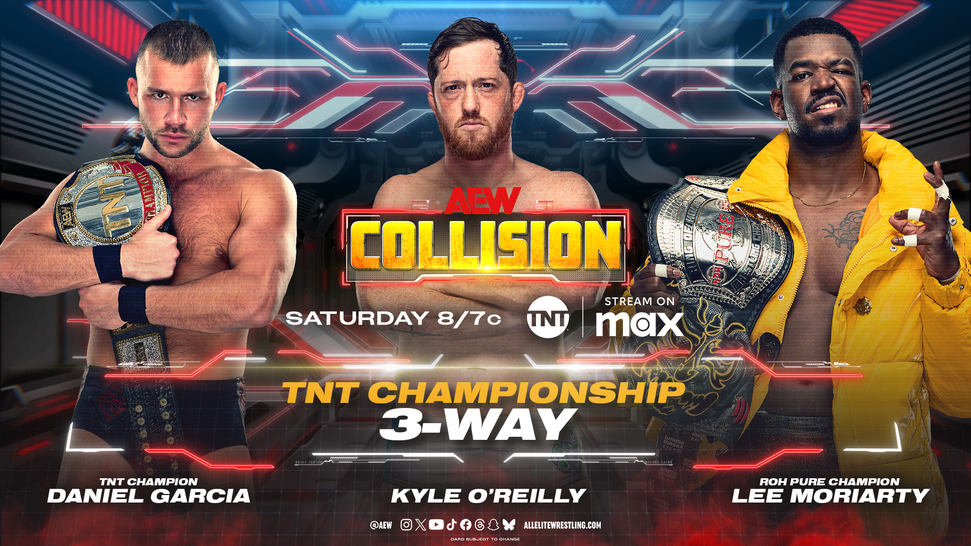 Mid-South street fight, TNT three-way title match set for AEW Collision